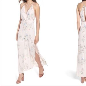 Lush dress floral maxi dress XL new